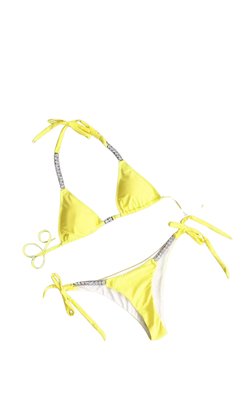 GELBER DIAMANT-BIKINI