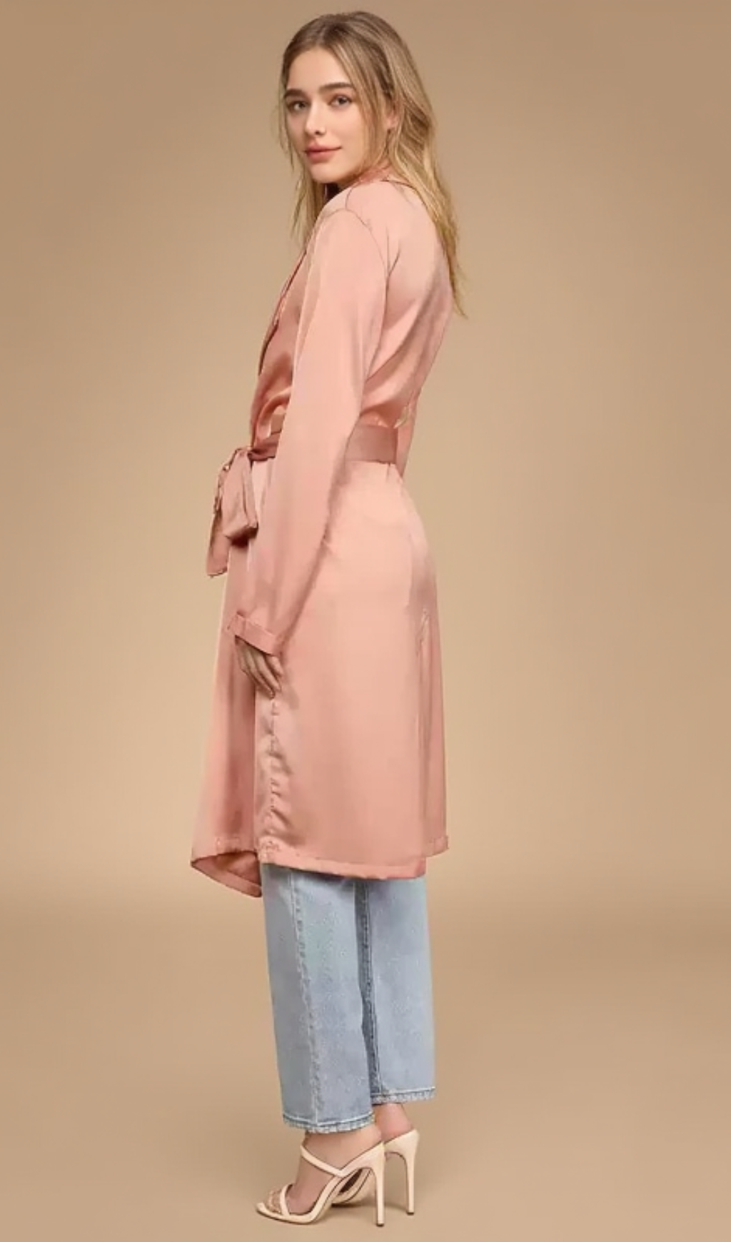 Blissful – Trenchcoat in Zartrosa