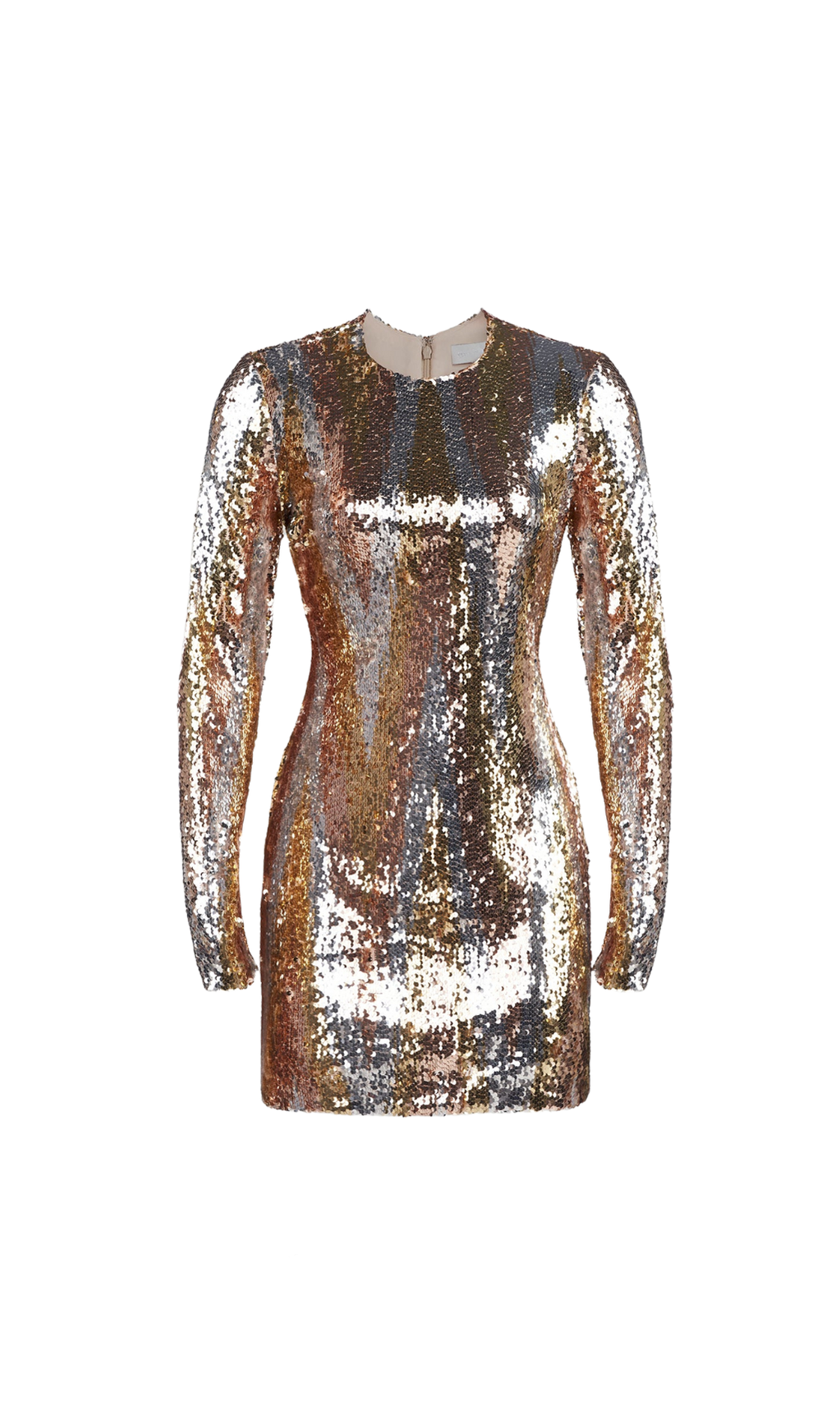 Mini abito con paillettes a zigzag