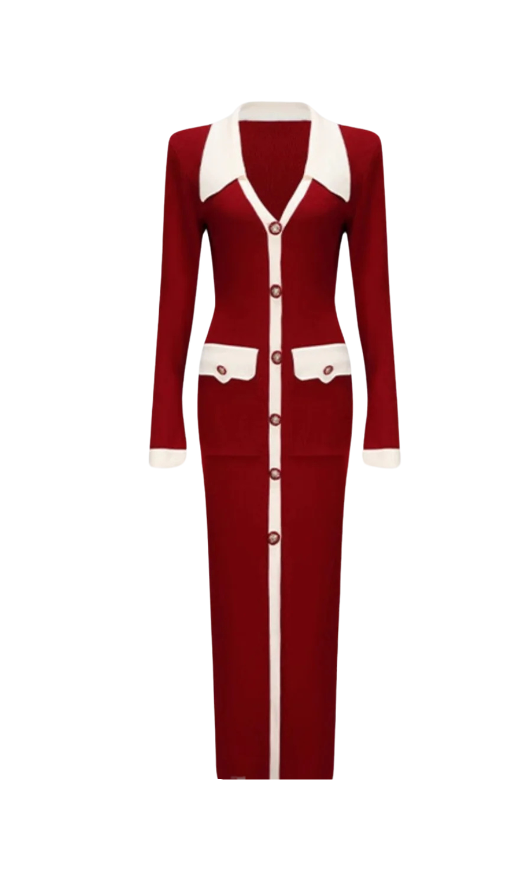 Alphaeus Strickmantel mit Revers und Knöpfen