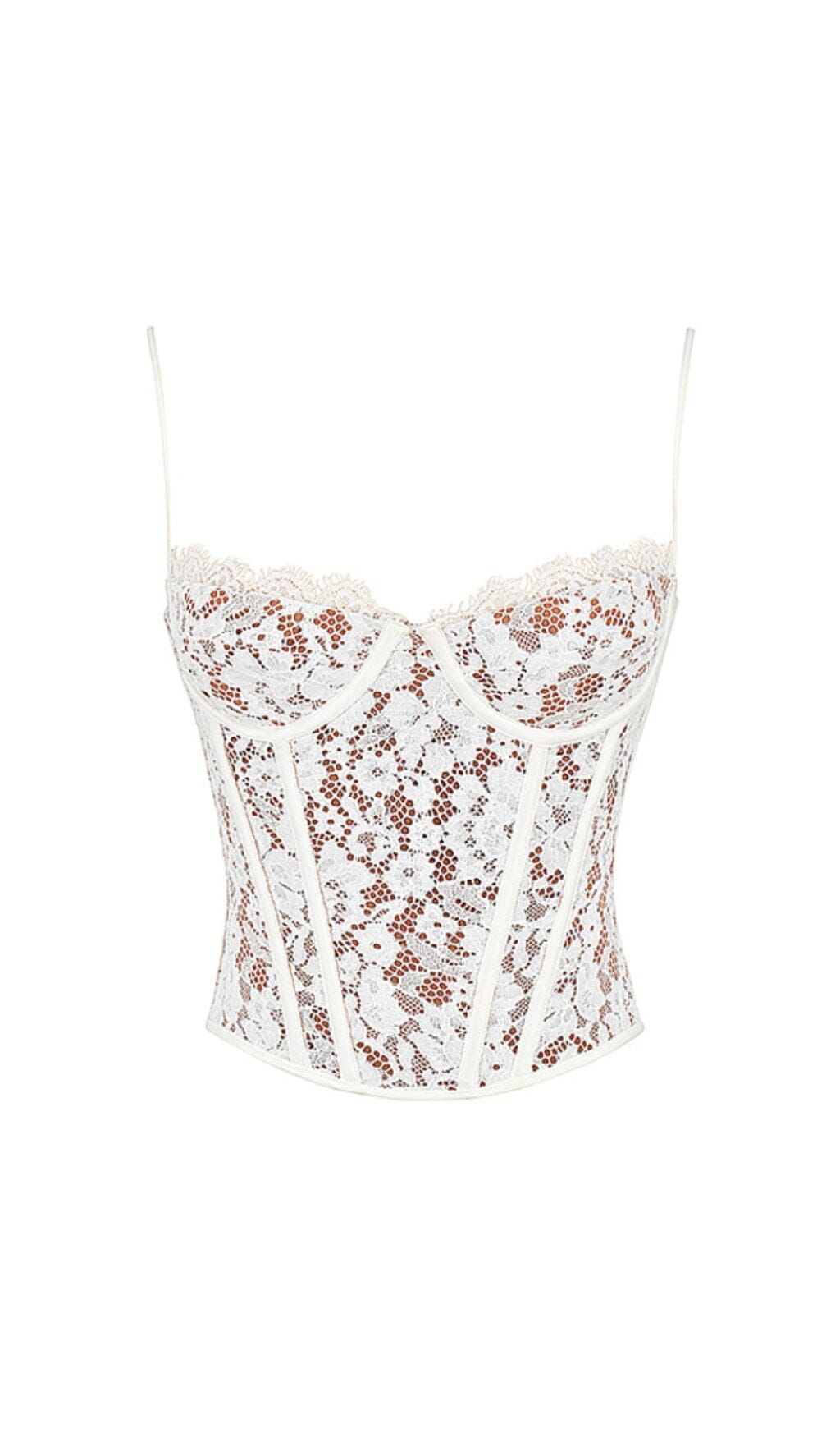 MILA LACE UNDERWIRED CORSET TOP