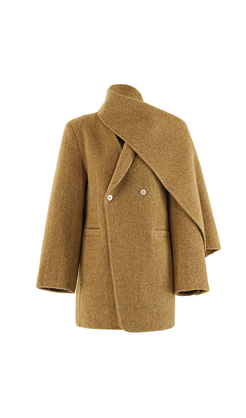 KAHKI WOOLEN COAT