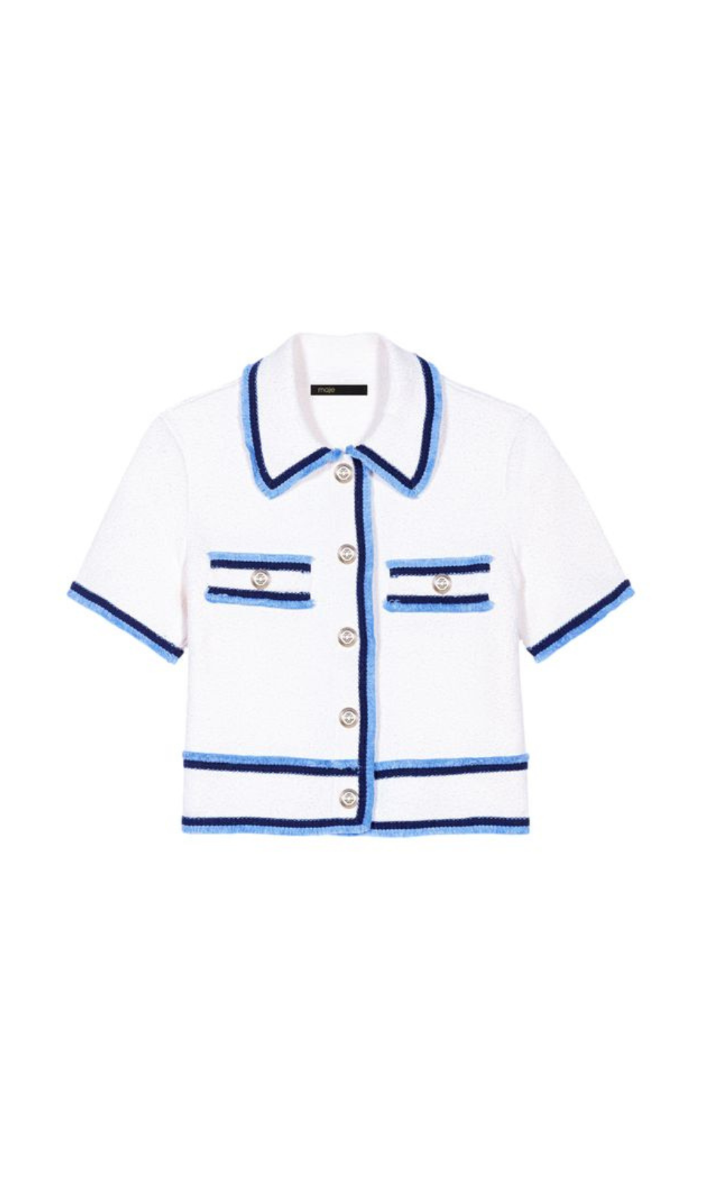 CARDIGAN CORTO A MANICHE CORTE