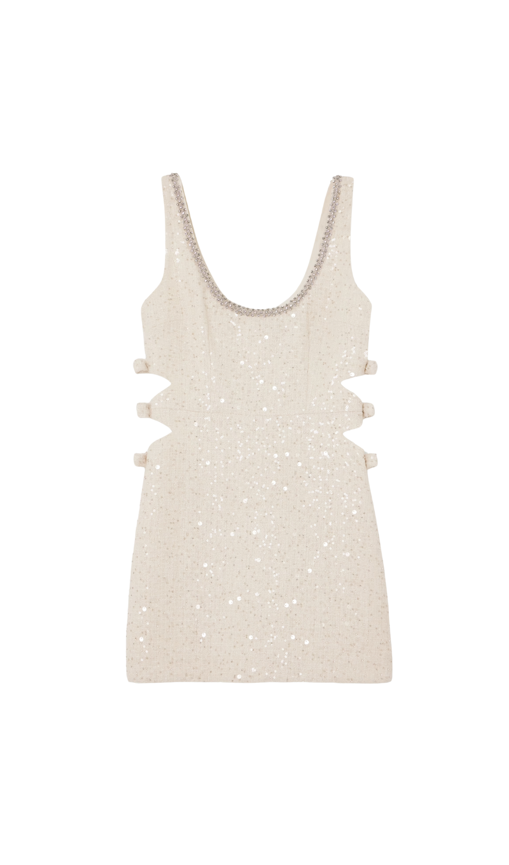 MINI ABITO IN BOUCLÉ CON DECORAZIONI CUTOUT