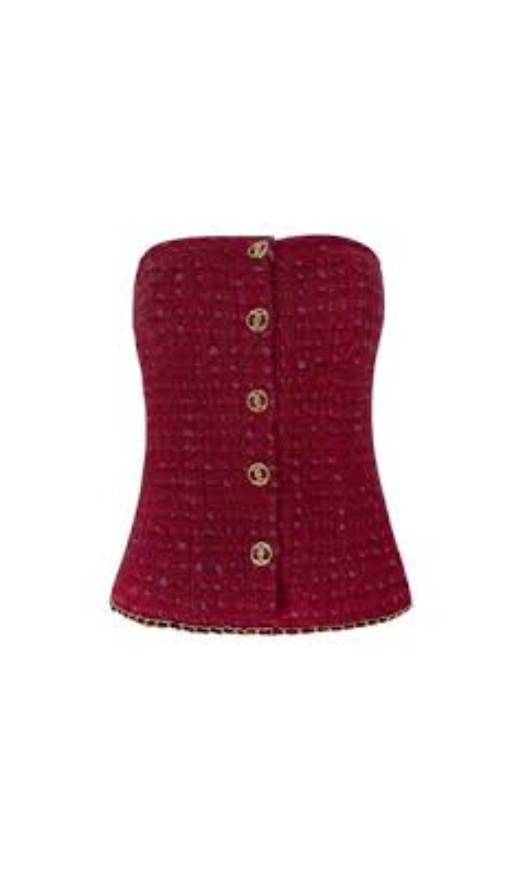 TWEED-BUSTIER-CROP-TOP-ROCK-ANZUG