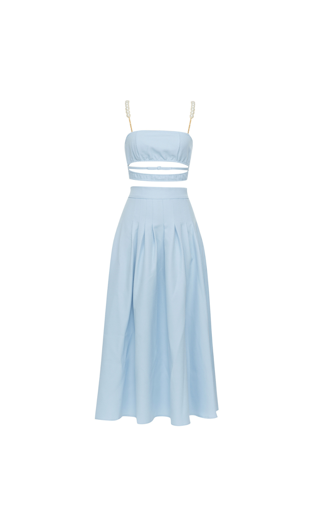 Camisole-Top mit Perlenkette