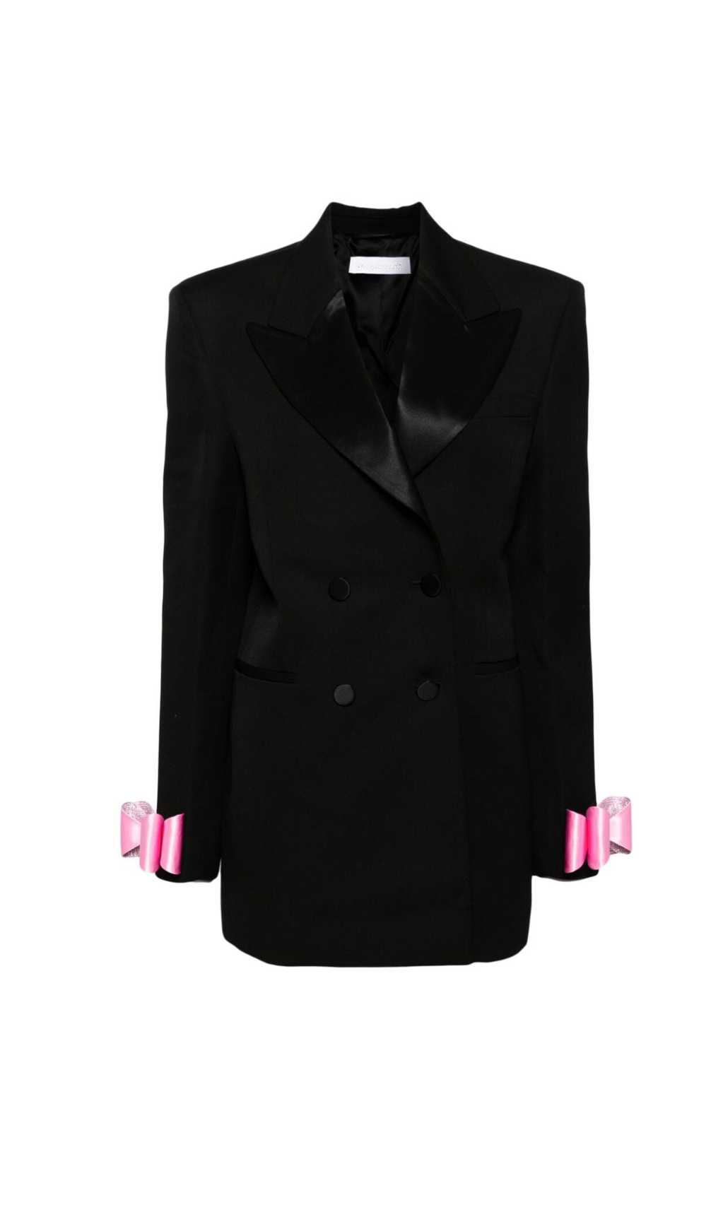 ABITO BLAZER NERO IN LANA CON FIOCCO INGRID
