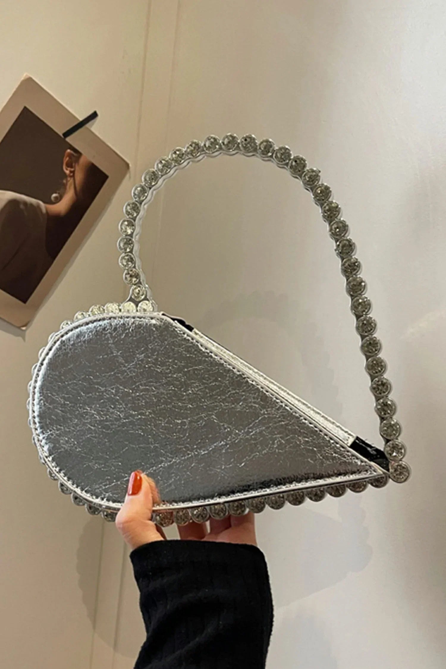 Bridgete Herz Diamant Clutches
