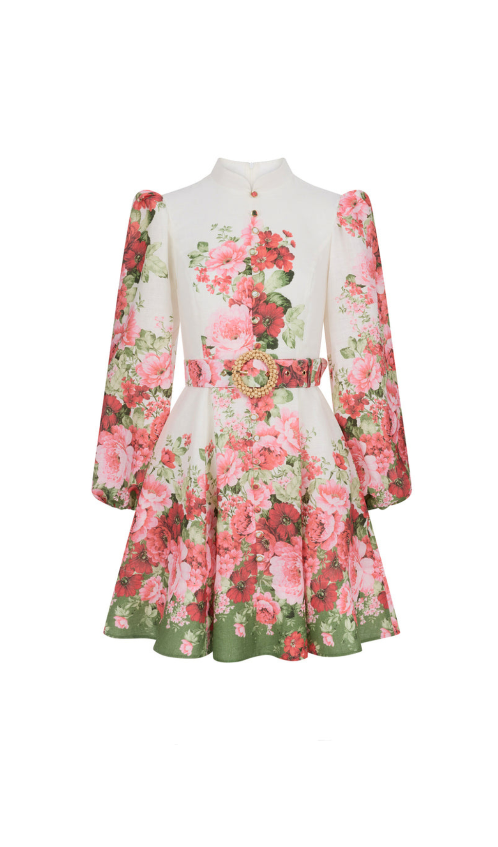 ISABELLA FLORAL PATTERN MINI DRESS