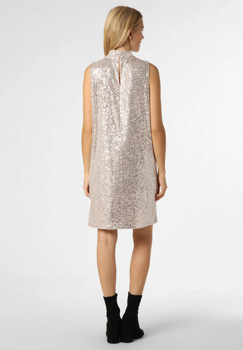 AIIZIE COCKTAIL MINI DRESS IN BEIGE - product image