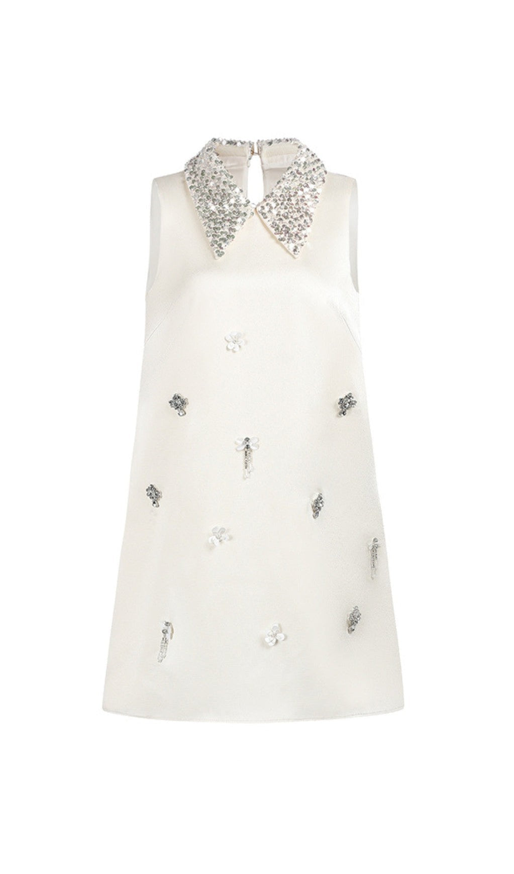 ANNOT SEQUIN COLLAR MINI DRESS