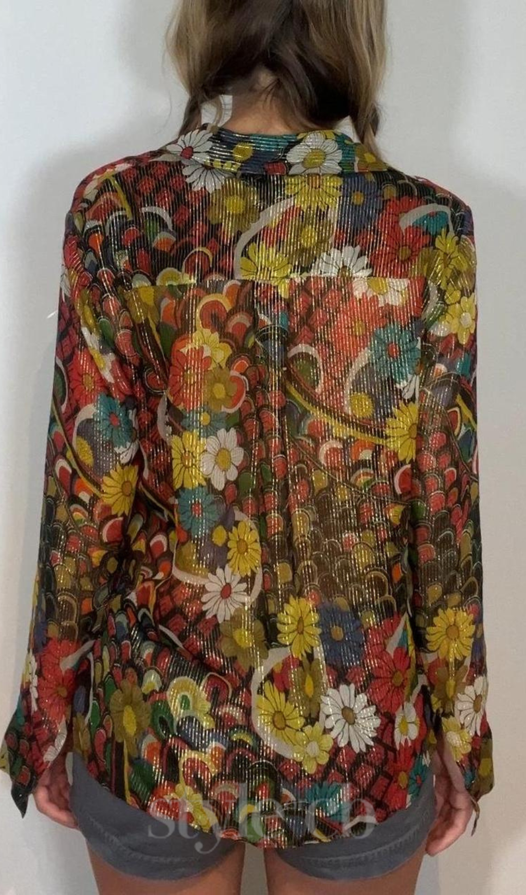 Blusa multicolore da donna