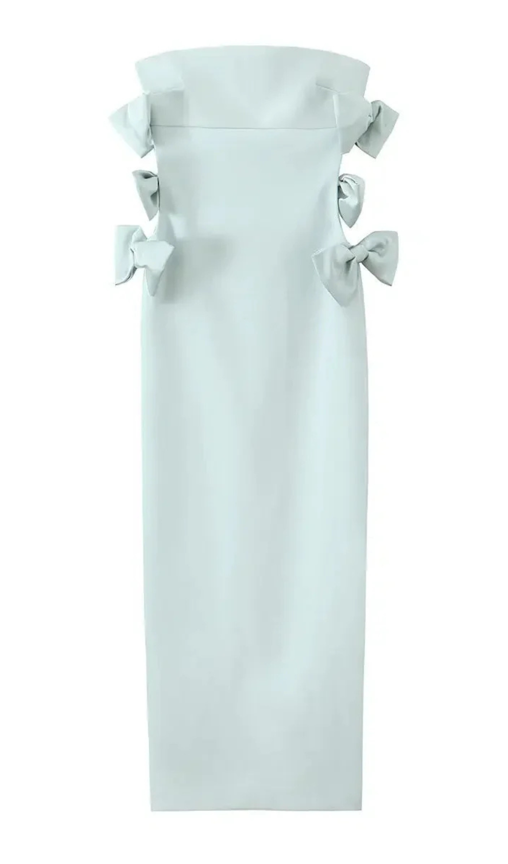 ELEGANT STRAPLESS BOW SUNDRESS