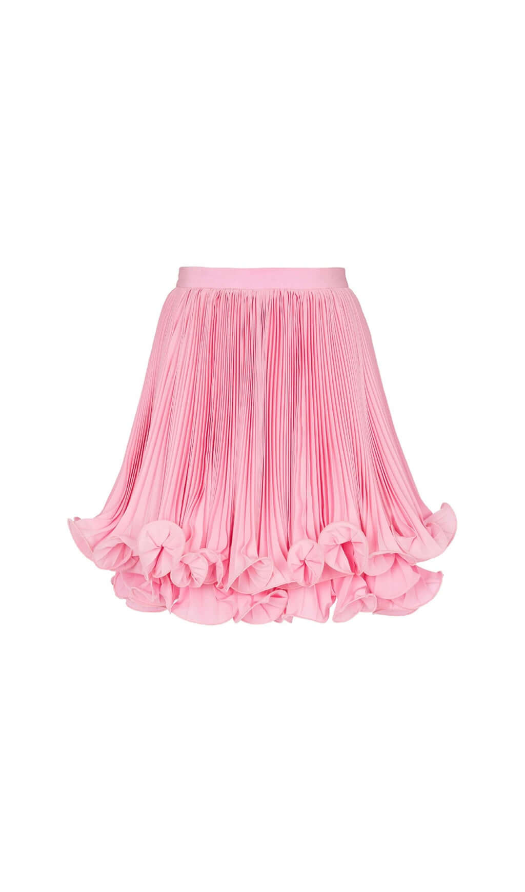 PINK ANAVIA PINK RUFFLE HEM SKIRT