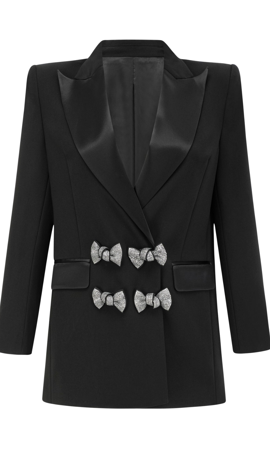 Thala Blazer mit Kristallverzierung und Schleife