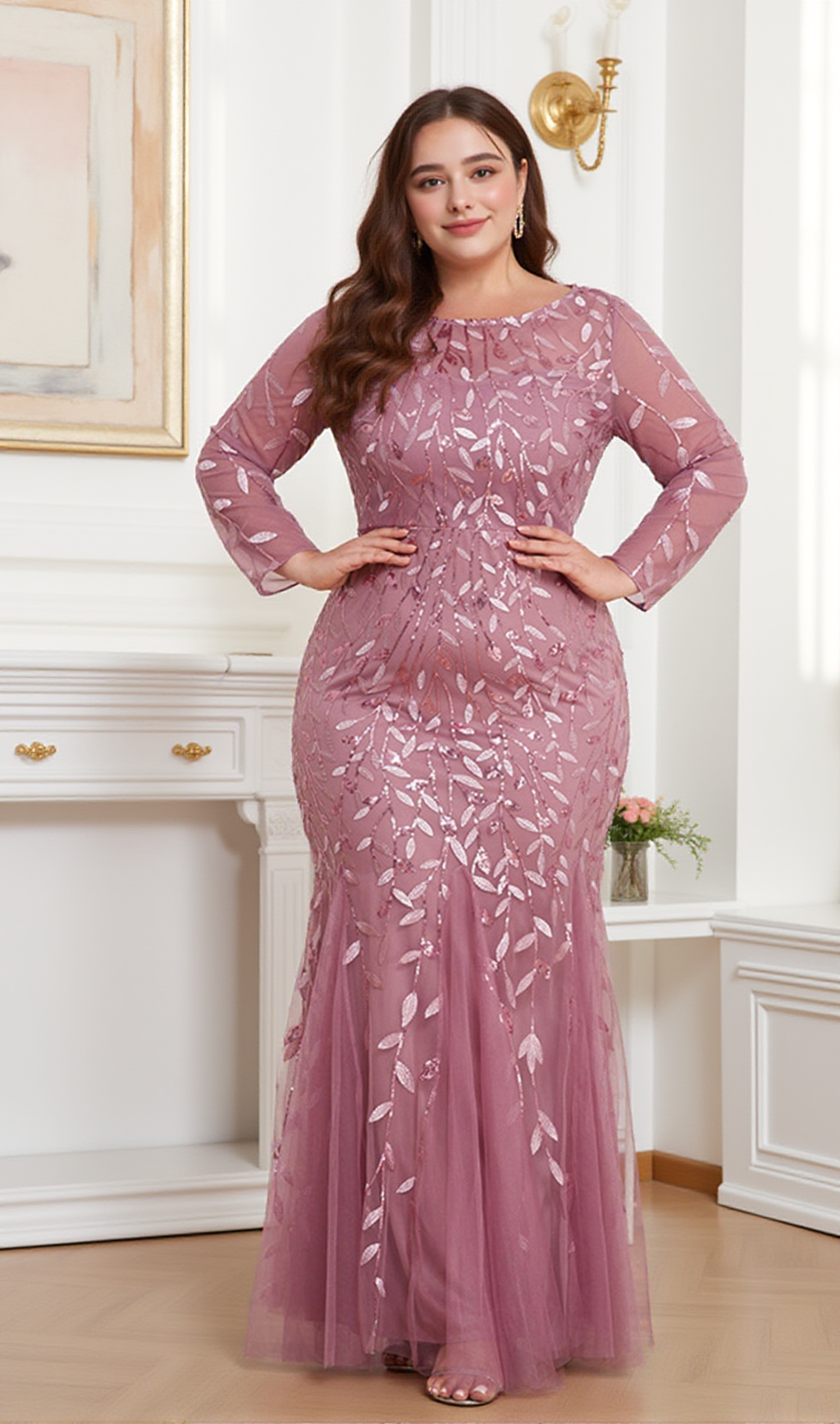 OCTAVIA EMBROIDERY MAXI DRESS