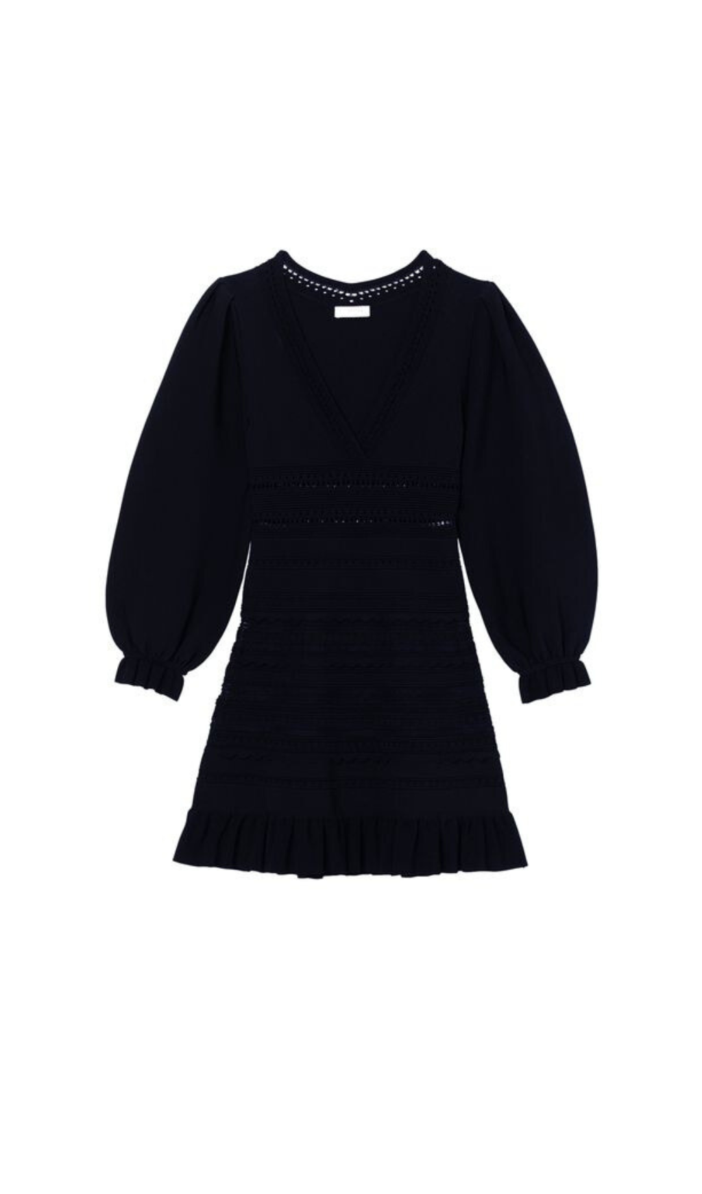 ABITO CON SCOLLO A V OMBRÉ