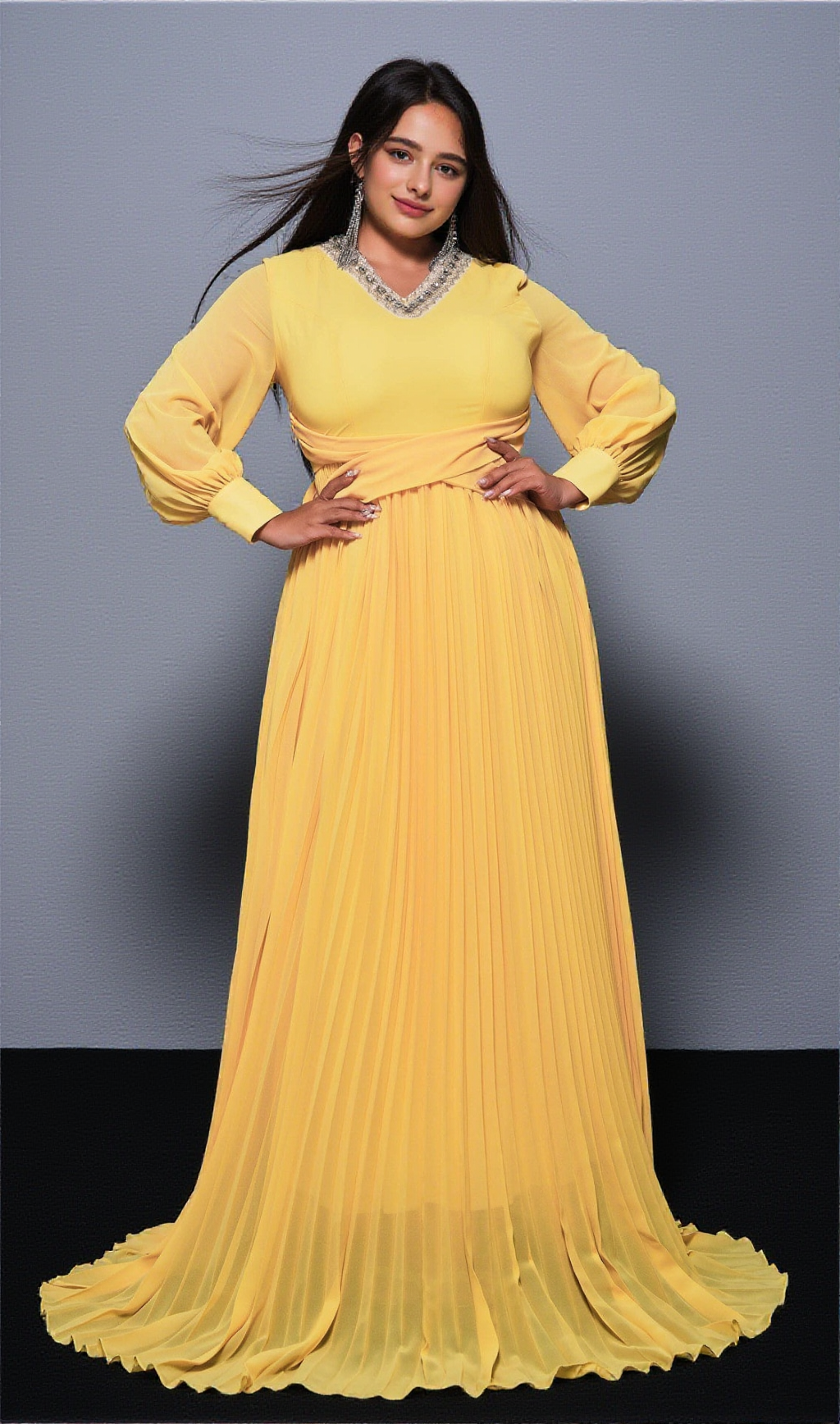 HADLEY LONG SLEEVE MAXI DRESS