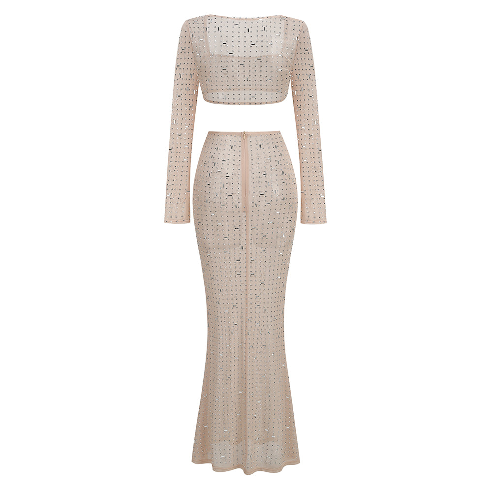 Set due pezzi Crystal Dream Mesh di Grrly Grrls