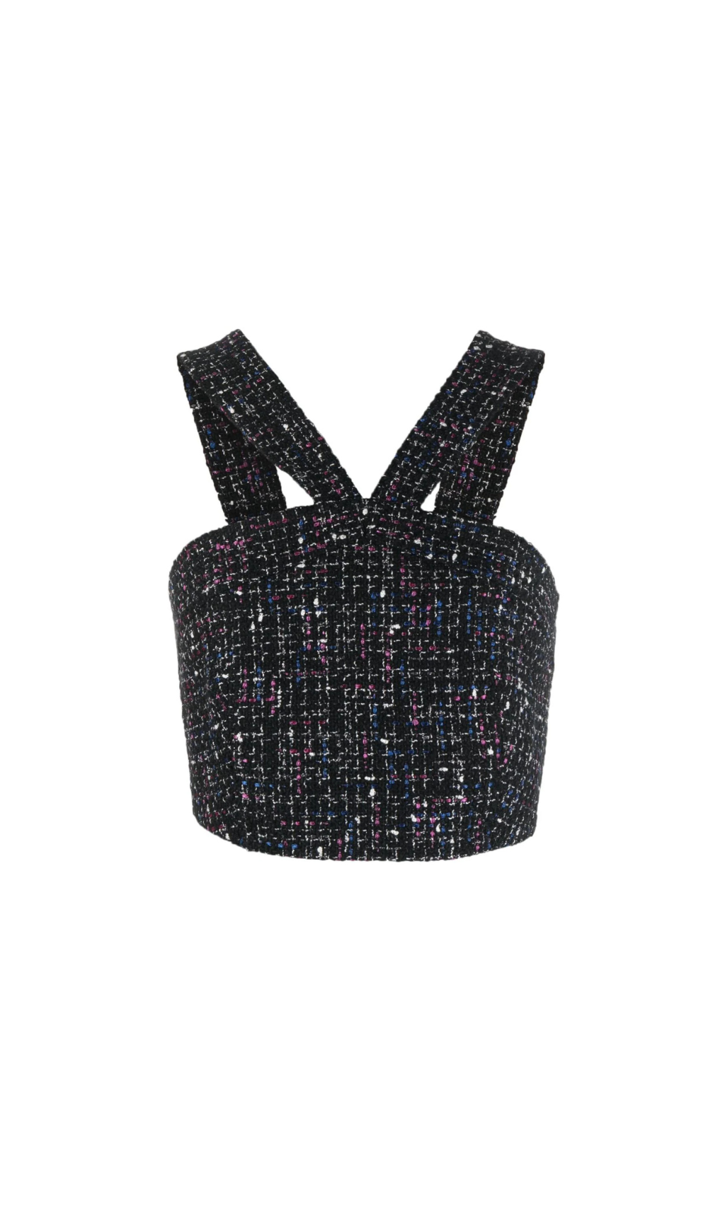 Kurzes Top aus Tweed