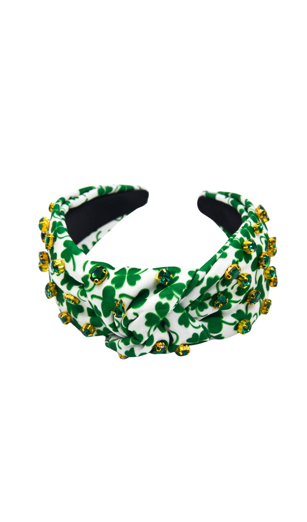 FASCIA PER CAPELLI CON TRIFOGLIO DIAMANTE BIANCO