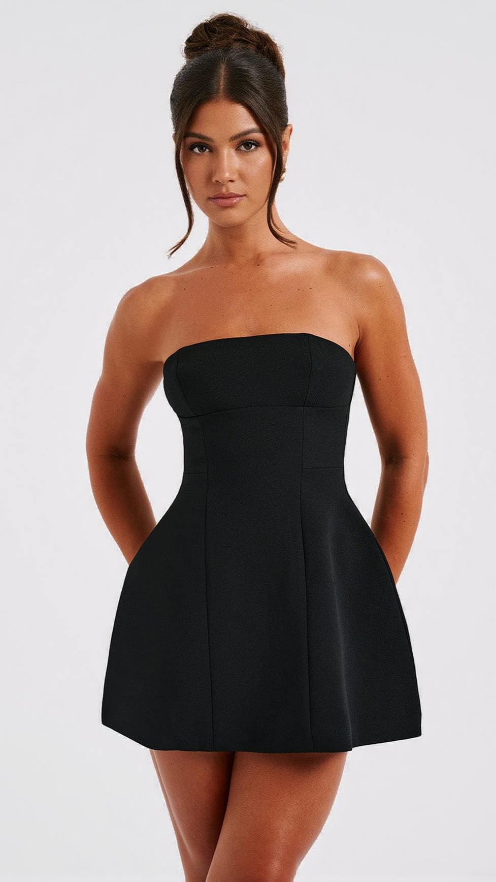 ASHA MINI DRESS - BLACK