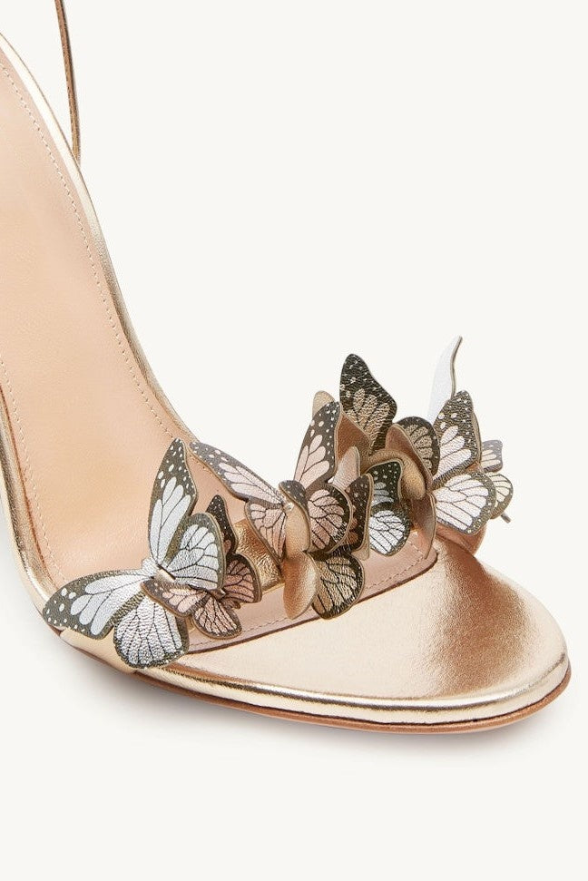 AIIZIE JAZMA PAPILLON SANDALS - CHAMPAGNE - product image