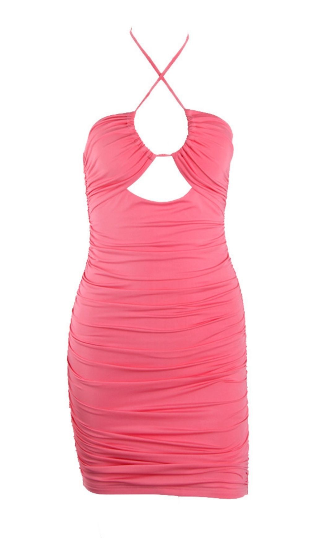 MUTI- WAYS HOLLOW STRAP DRESS