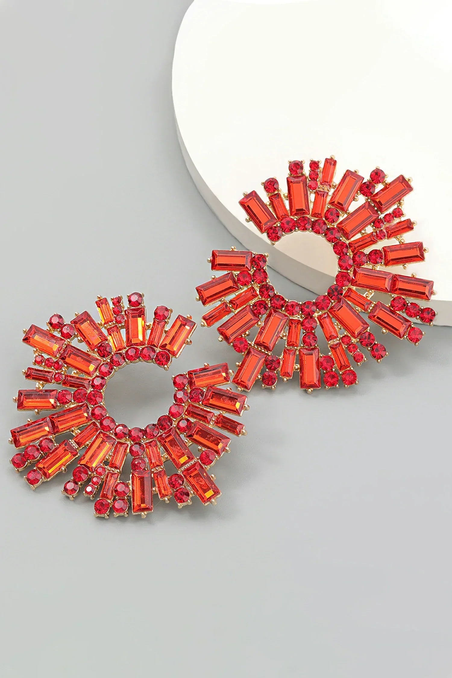 DAVIAN SUNFLOWER DIAMOND EARRINGS