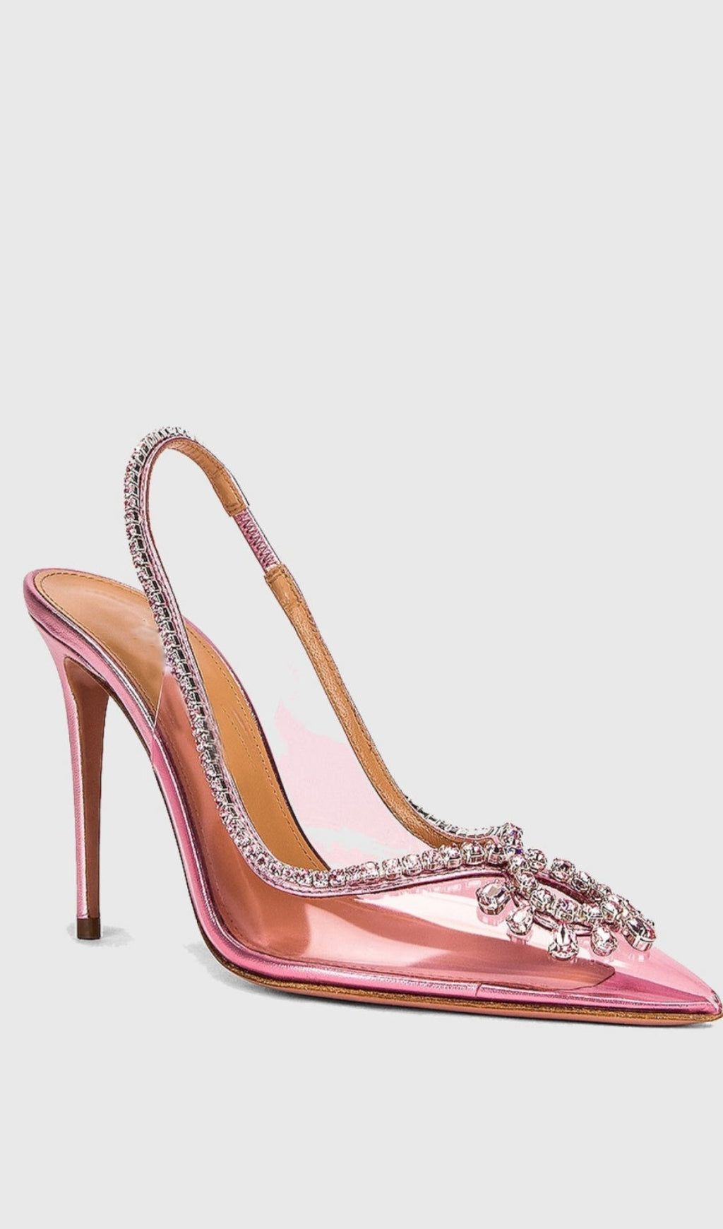 Arabela Pumps mit Strassverzierung - Rosa