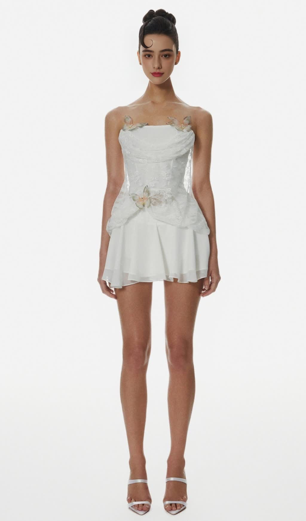 DENEQA BUTTERFLY LACE CORSET