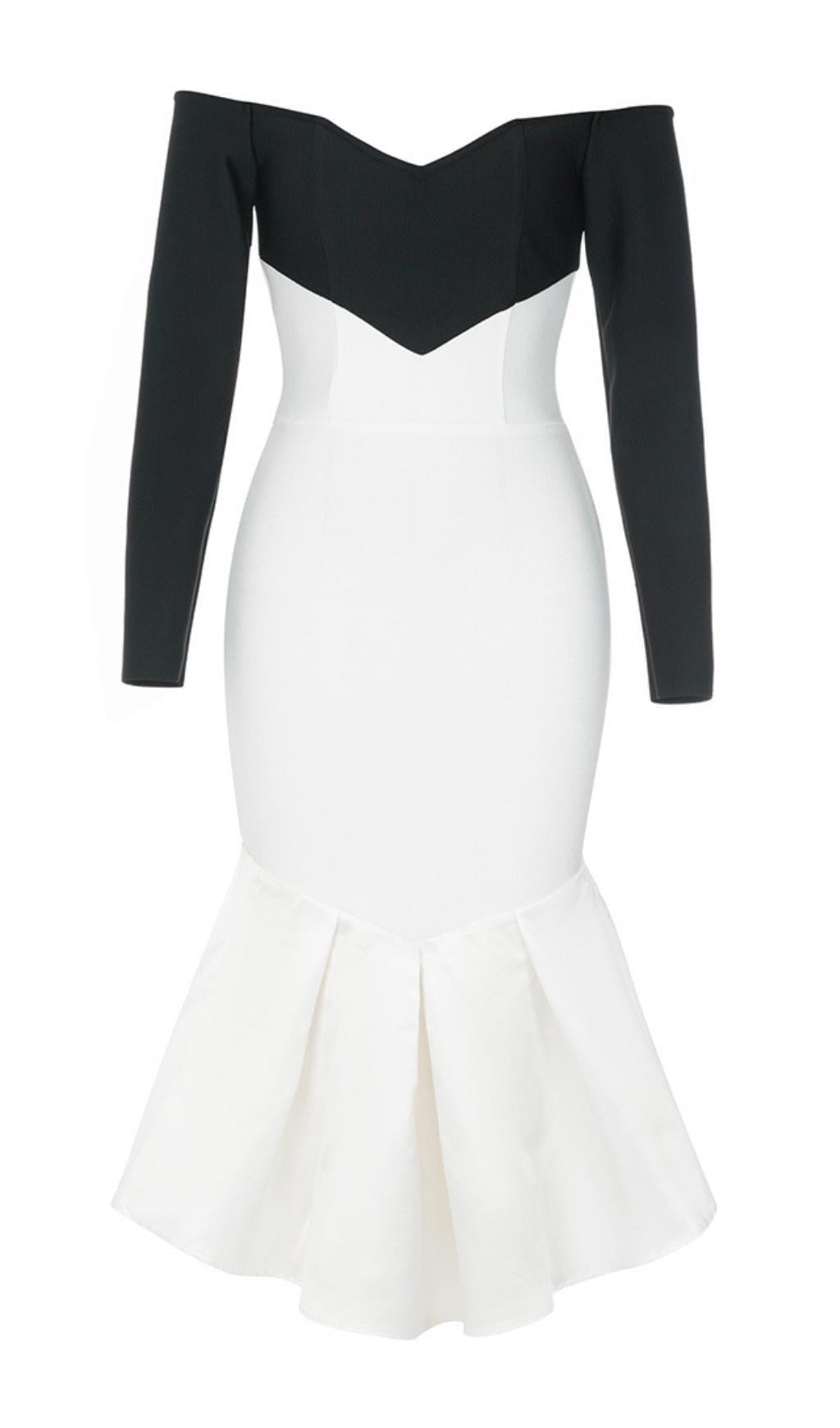 MIDIKLEID MIT LANGEN ÄRMELN