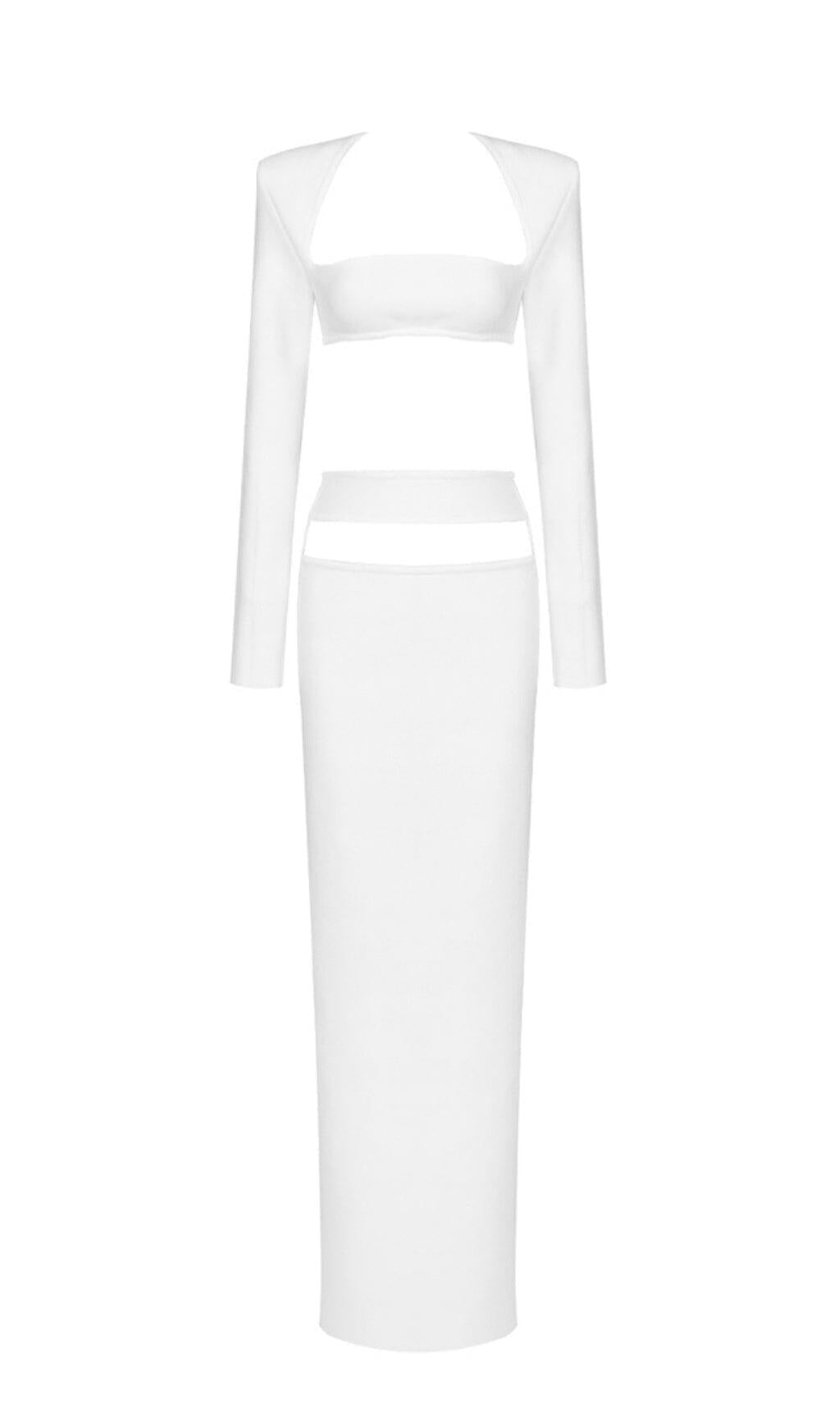 WEISSES ZWEITEILIGES BANDAGE-SET