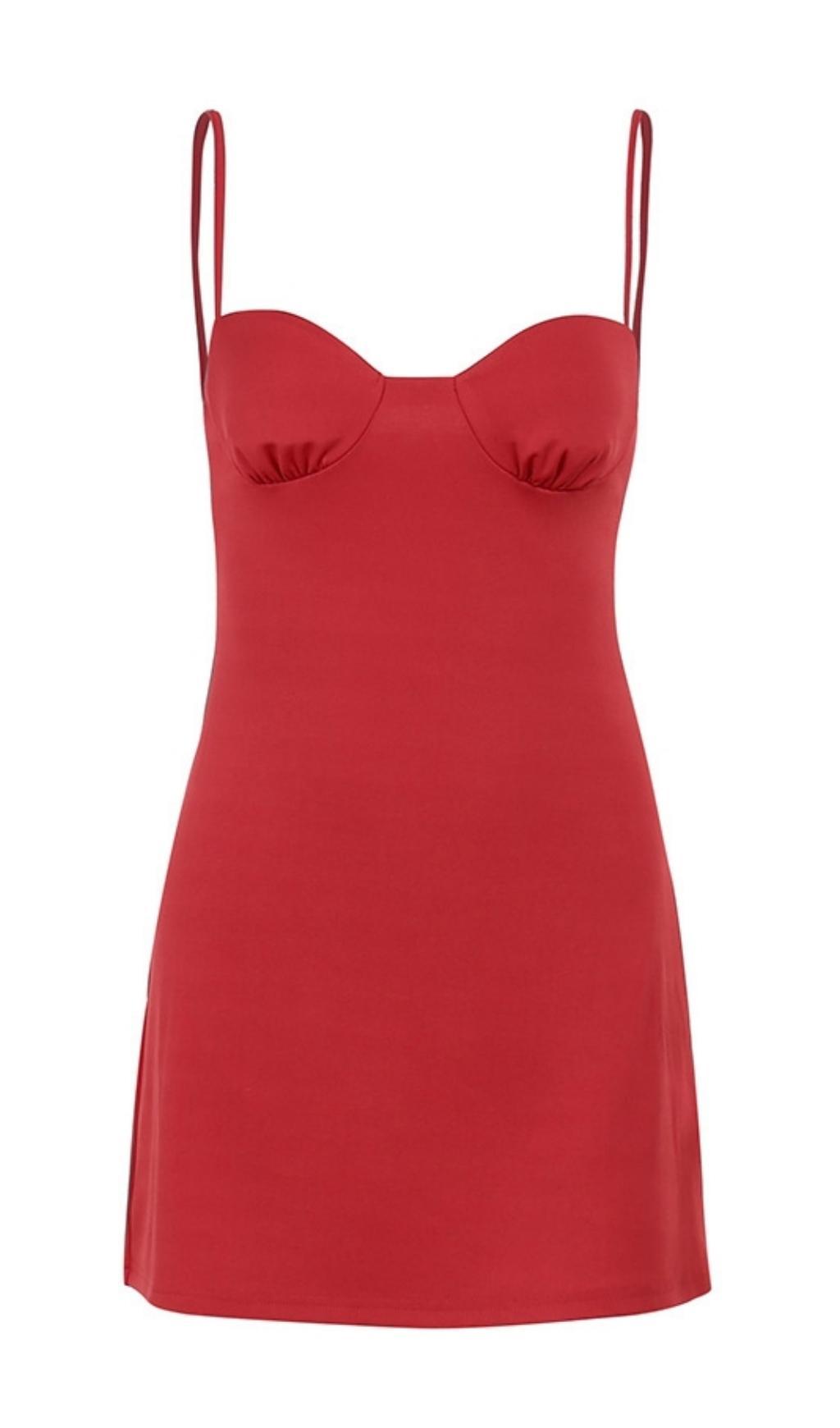 Rückenfreies Minikleid mit Trägern