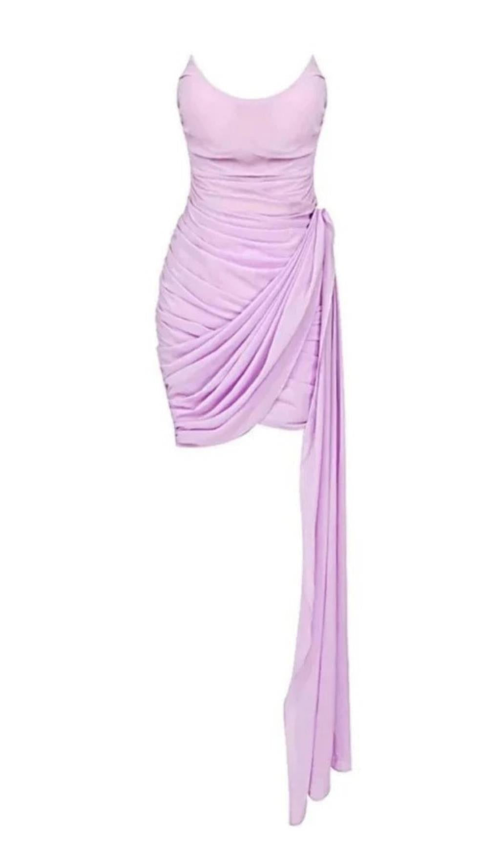 AIIZIE BANDAGE MINI DRESS IN PINK - product image