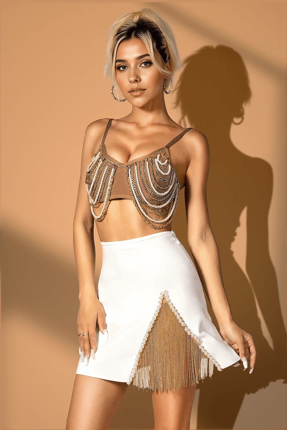 Briyani Perlen-Körperketten-Set