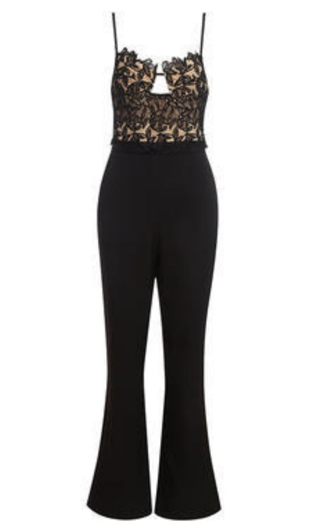 SPITZENTOPS IN SCHWARZ