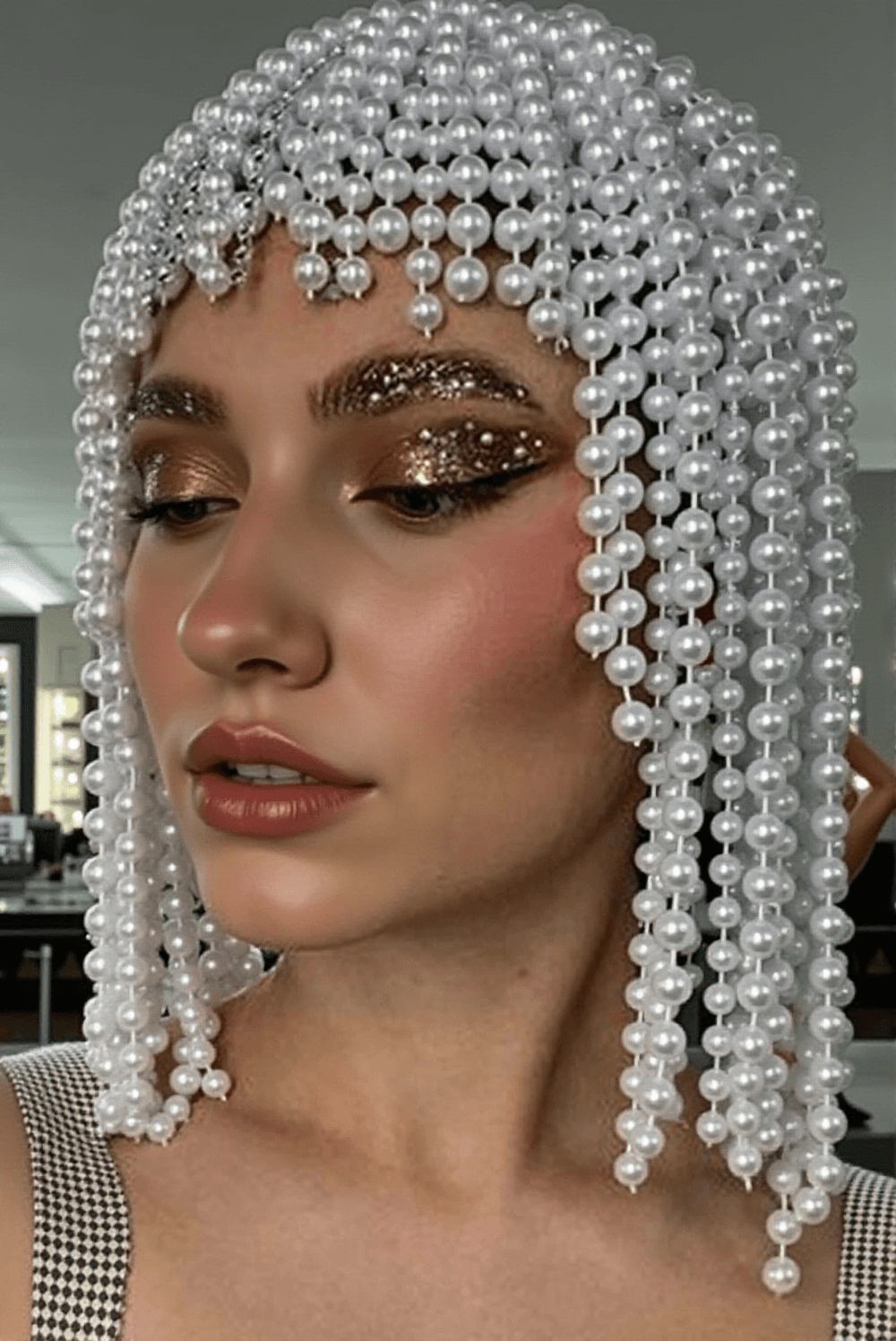 DALIYAH PEARL FRINGE HAIRBAND