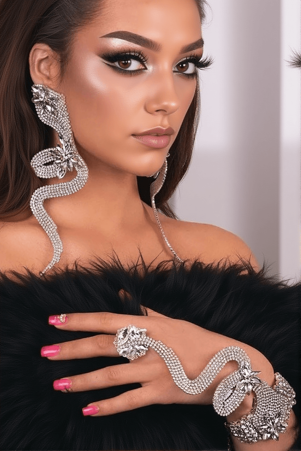 Annalyssa Serpentin-Diamant-Armband