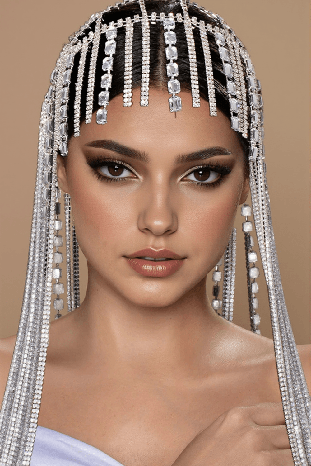 Briny Diamond – Haarband mit Fransen und Kristallen