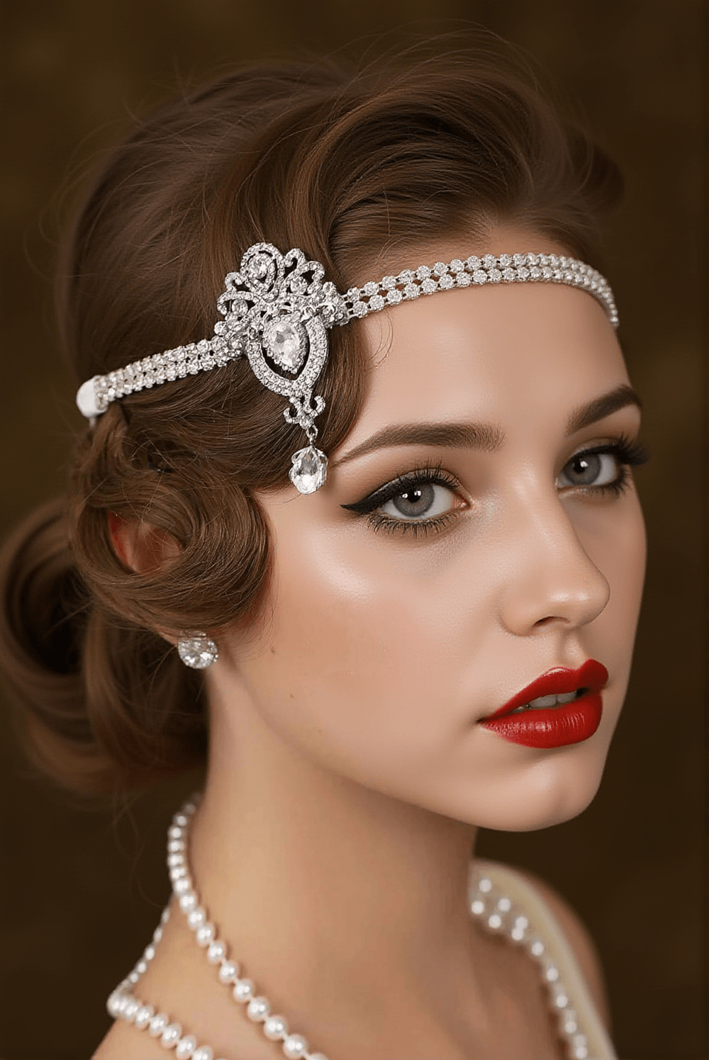 Bryttni Diamant-Blumen-Haarband