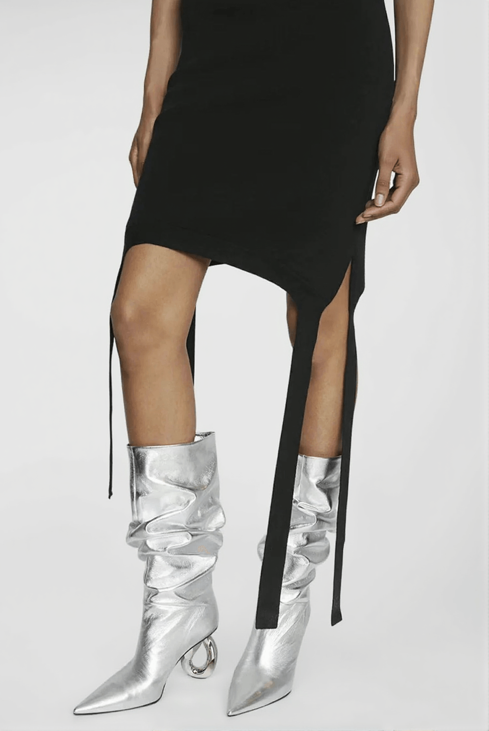 STIVALI BRYNTLEE PLEAT GLITTER POINT