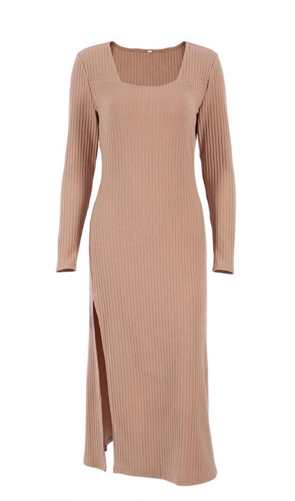 KNIT SKIRT LONG SKIRT