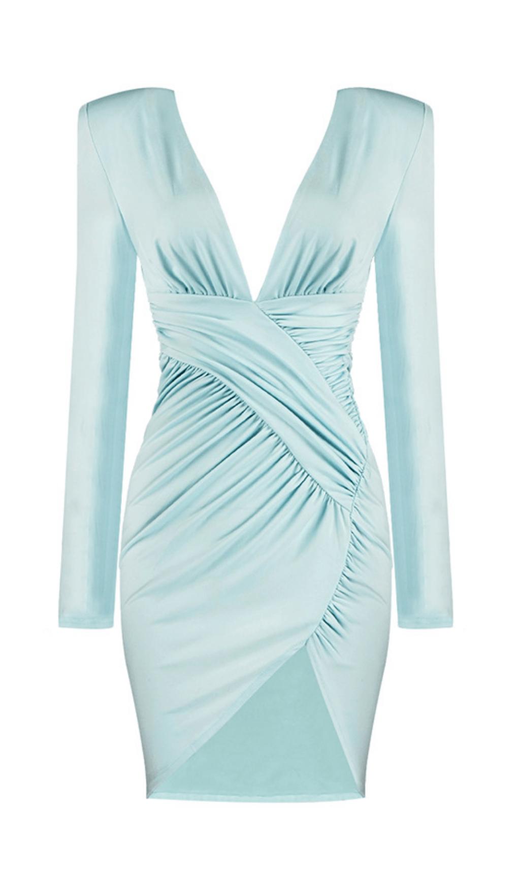 LONG SLEEVE SLIM BLAZER DRESS