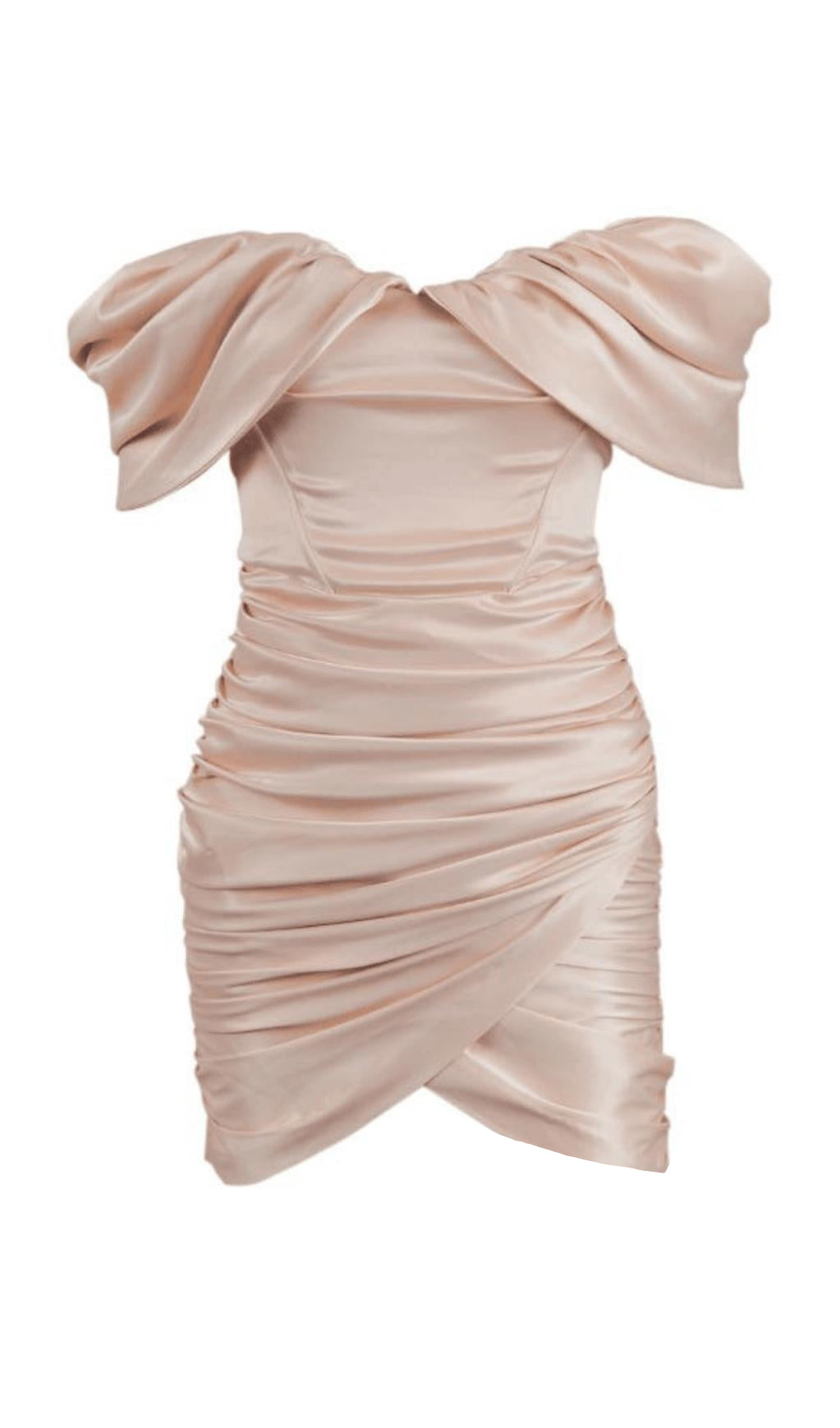 TUBE-TOP-FALTENROCK IN PINK