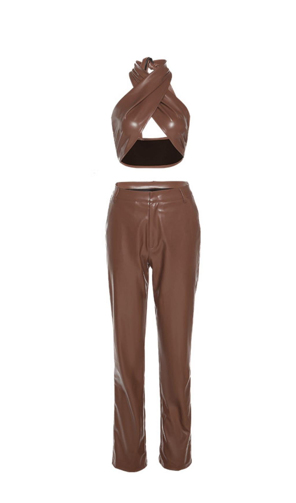 LEATHER FASHION SUIT