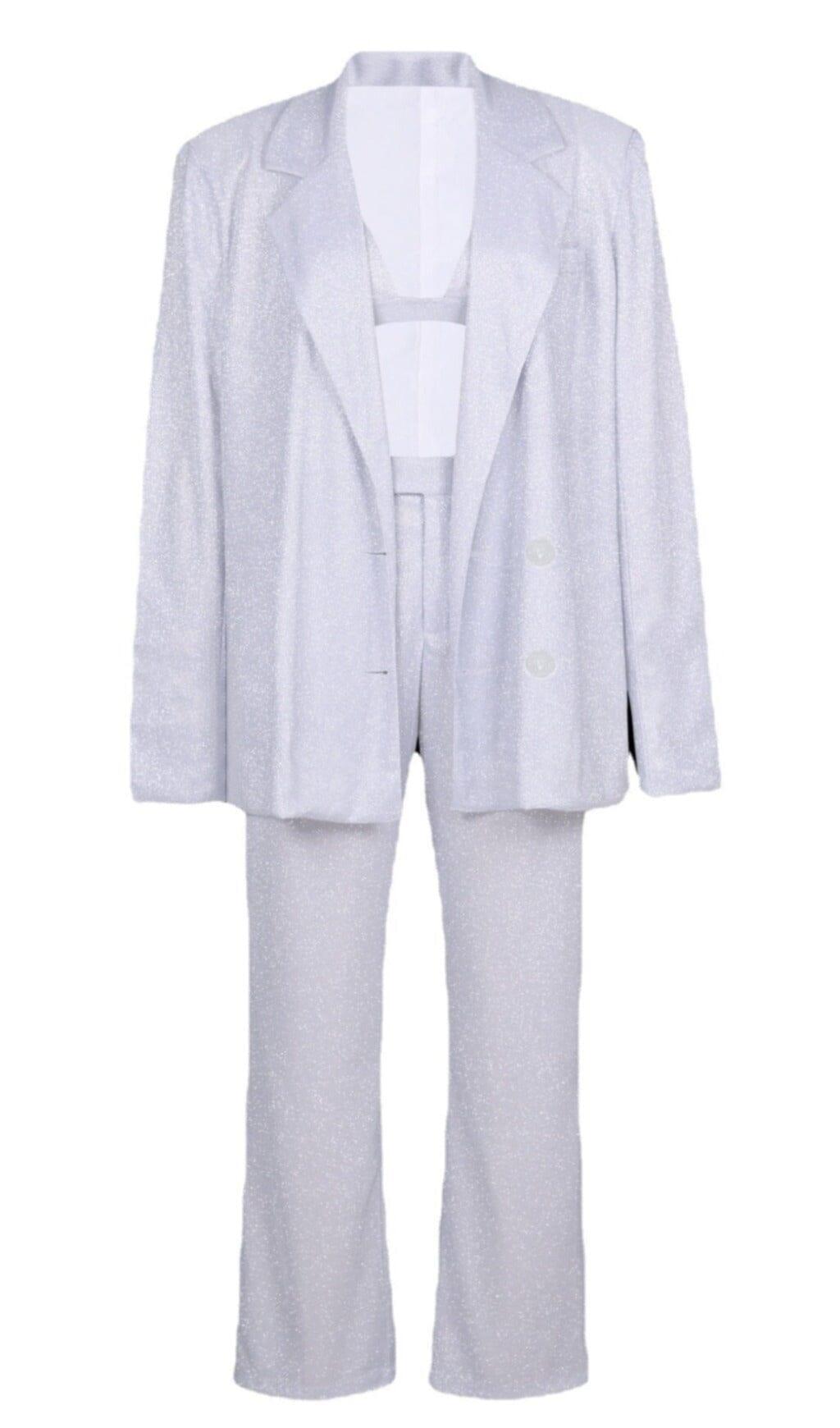 GLITZER-BLAZER, DREITEILIG