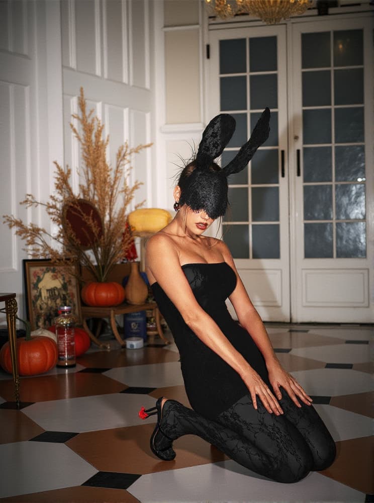 Orecchie da coniglio in pizzo Burton Hollow