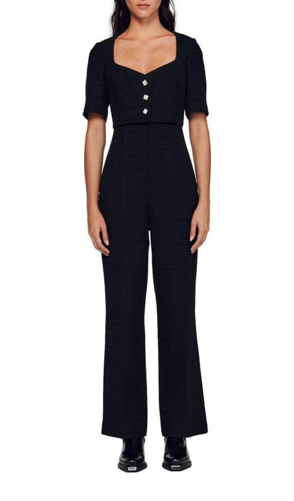 TERRENAS TWEED-JUMPSUIT