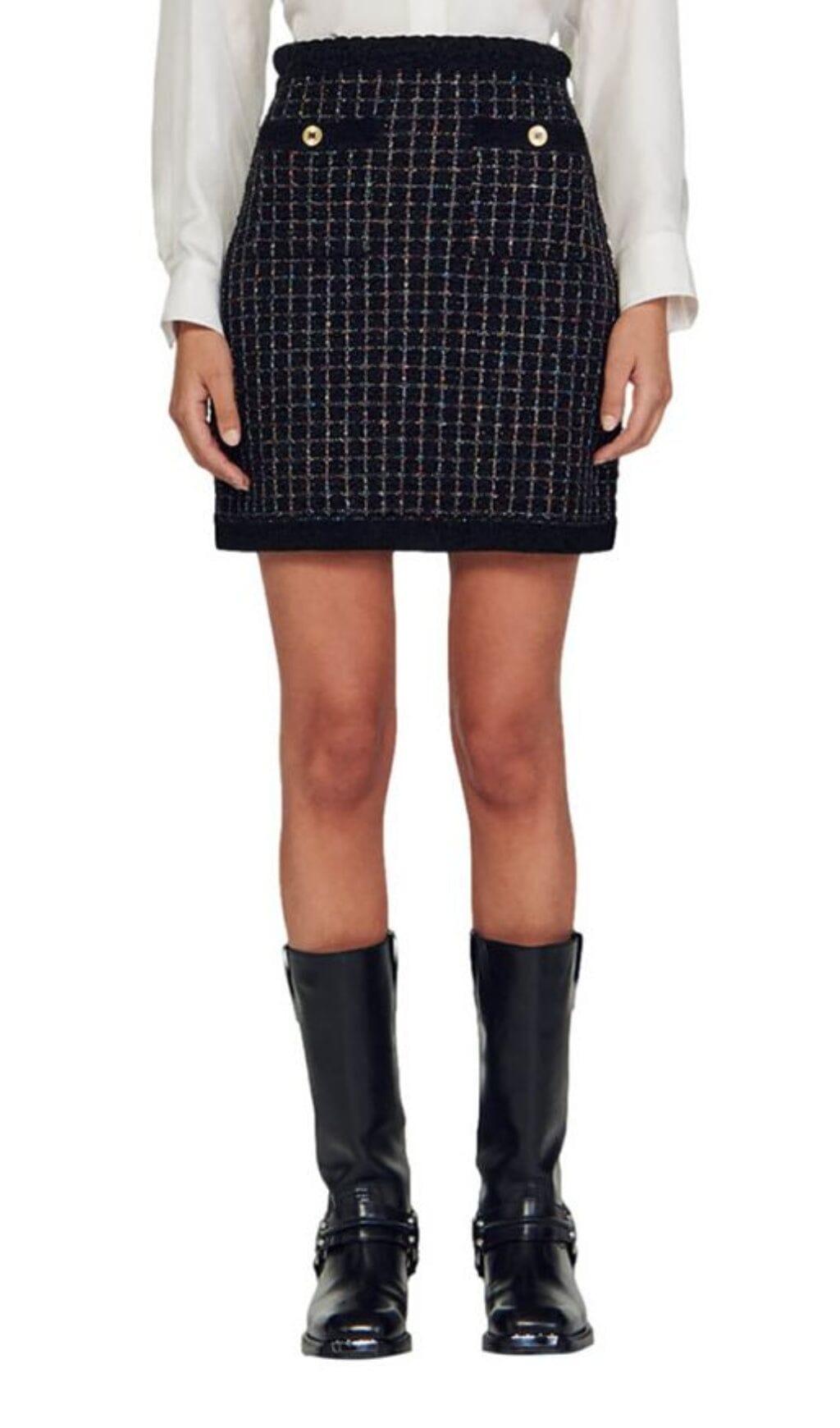 VELLA STRICKROCK MIT STRUKTUR